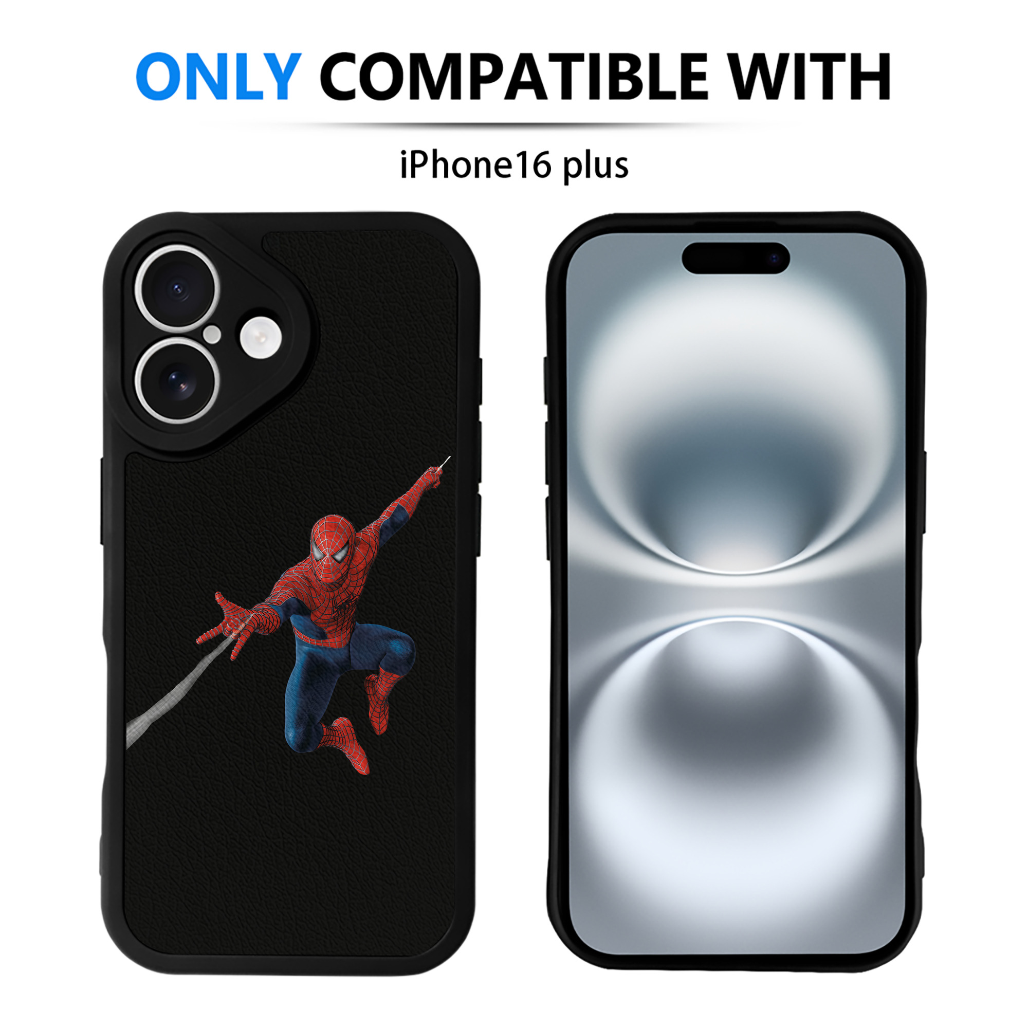 （画像用） アベンジャーズ The Avengers 【iPhone 16シリーズ対応】シリコンスマホケース（レザー調） 材質：シリコン